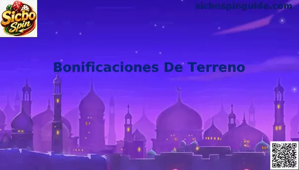 Bonificaciones de Terreno Sicbo Spin