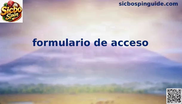 Formulario de acceso Sicbo Spin