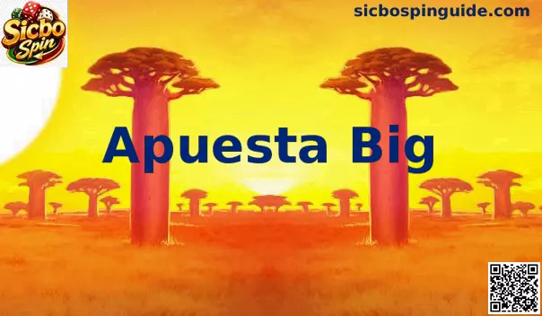 Mesa de juego Sic Bo Spin mostrando la opción de Apuesta Big