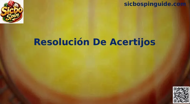 Resolución de Acertijos en Sicbo Spin