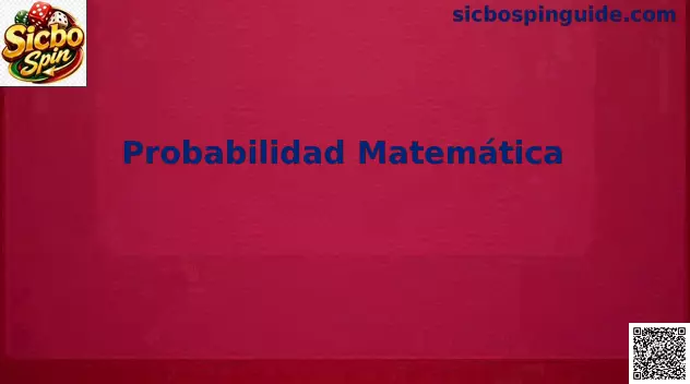 Probabilidad Matemática Sicbo Spin