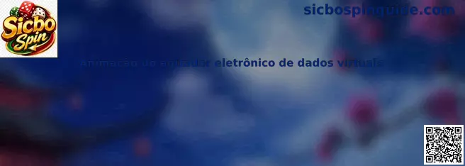 Animação do agitador eletrônico de dados virtuais