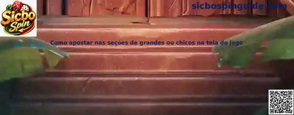Pantalla de Sicbo Spin con secciones grandes o chicos