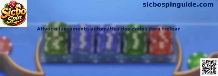 Activar lanzamiento automático de dados para entrenar en Sicbo Spin