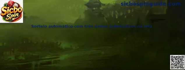 Sorteo automático con tres dados automáticos en pantalla