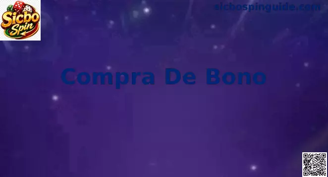 Compra De Bono Sicbo Spin